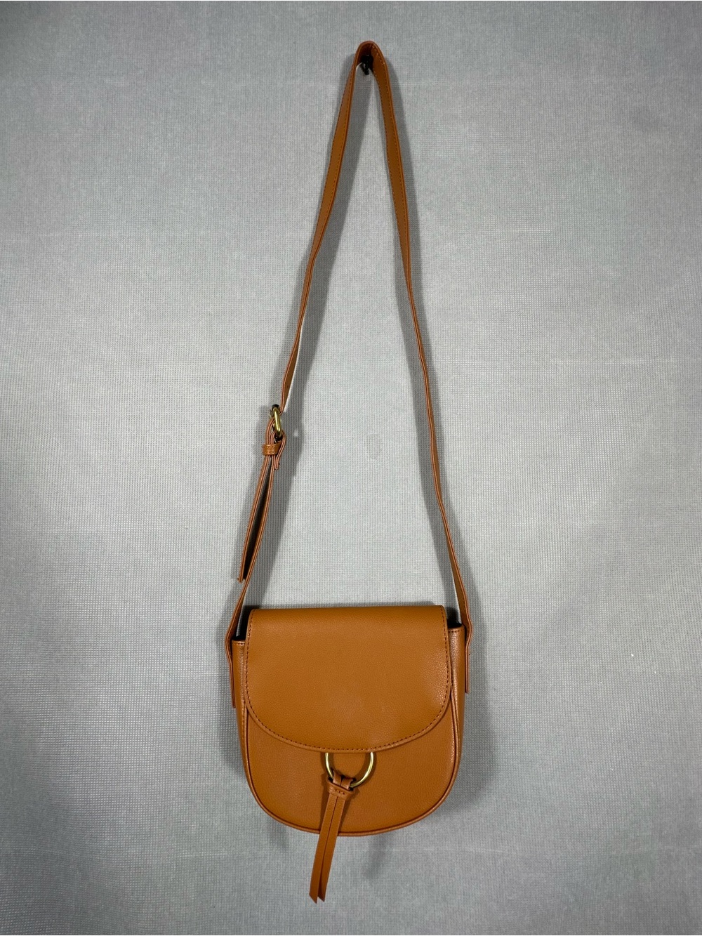 JJ Winters Tan Saddle Crossbody Bag 🤎